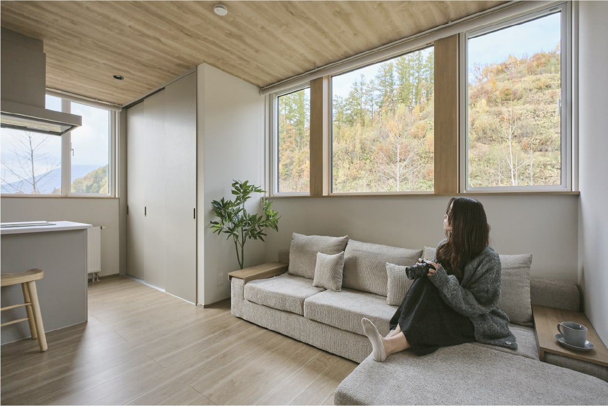 喜茂別のひとときを過ごす室内のイメージ