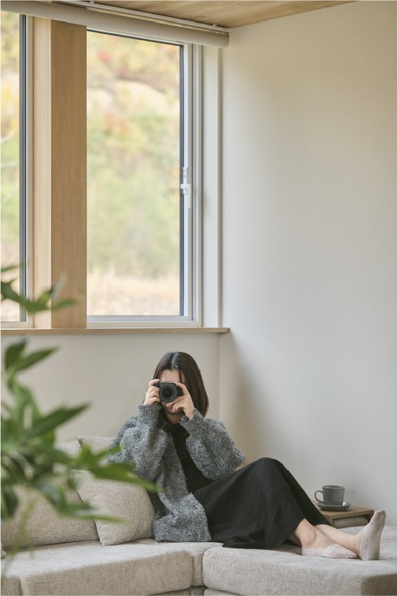 リビングでのひととき